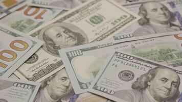 Scattered Hundred Dollar Bills video
