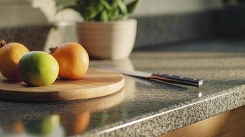 A wooden cutting board photo