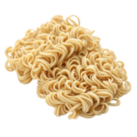 Uncooked instant noodles piled together, showcasing their unique texture and shape png