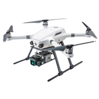 High performance drone with advanced camera and multiple rotors for aerial photography png