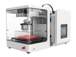 3D food printer for creating meat alternatives with precision and innovation png