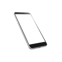 modern smartphone with sleek design and blank screen, showcasing technology and innovation in mobile devices png