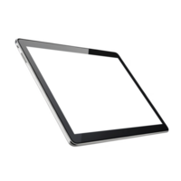sleek tablet showcasing modern technology with blank screen, perfect for digital applications and presentations png