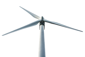 wind turbine viewed from below, showcasing its large blades and tower structure, symbolizes renewable energy and png