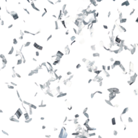 Shimmering confetti pieces create vibrant celebration atmosphere, perfect for festive events and joyful gatherings png