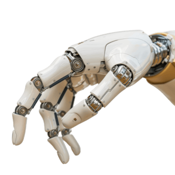 trogen robot hand med precision fingrar och Avancerad mekanisk design för teknologi och innovation begrepp png