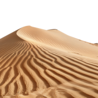 Exquisite Desert Sand Dunes with Dynamic Patterns and Textures in Bright Natural Light Under a Clear Sky png
