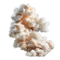 Soft White and Pink Smoke Clouds Forming Abstract Shapes in Whimsical Display for Artistic Backgrounds and Designs png