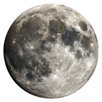 High resolution image of the full moon's surface. png
