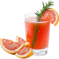 Zesty grapefruit juice garnish rosemary, a vibrant sip of citrus health flavor. png
