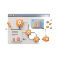 Illustrative Financial Data Flowchart within a Web Browser Interface png