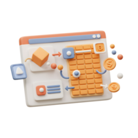 Abstract Web Design Interface Showing Data Transfer and Currency Exchange png