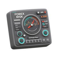 Forex Risk Monitor Displaying Financial Data for Trading Analysis Concept png