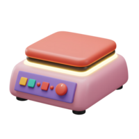 Cartoon Style Scale with Buttons and Knob for Weighing Object png
