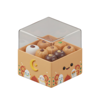 Festive Sweets in a Box for Ramadan or Eid Celebration png