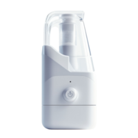 Portable Nebulizer Medical Device on transparent background. png