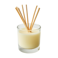 Scenic Soy Candle on White on transparent background. png