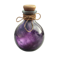 Fantasy Potion Bottle Elixir Game Design on transparent background. png