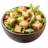 Delicious Croutons for Salads on transparent background. png