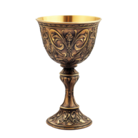 Elegant Chalice Cup for Ceremony on transparent background. png