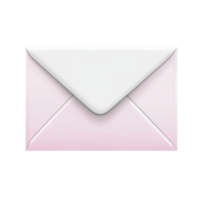 Weiß Papier Briefumschlag zum Briefe und Anmerkungen auf transparent Hintergrund. png