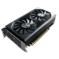 Advanced Graphics Processing Unit on transparent background. png