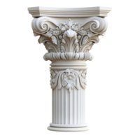 Architectural Column Design Adding Visual Interest on transparent background. png