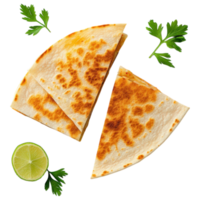 Free Isolated on Transparent Background, Crispy, golden tortillas with fresh lime and herbs, perfect for food and beverage lovers png