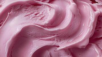 Ice cream texture macro, smooth creamy background photo