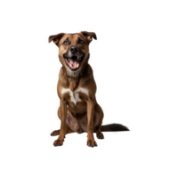 Austrian pinscher dog front view facing camera png