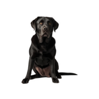 black labrador dog lazy expression png