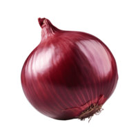 Whole Red Onion with Deep Purple Color Isolated On A Transparent Background png
