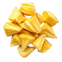 Pile of Fresh Jackfruit Pieces Isolated On A Transparent Background png