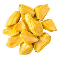 Pile of Ripe Yellow Jackfruit Pods Isolated On A Transparent Background png
