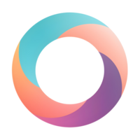 Twisted Loop Pastel Icon On Transparent Background png