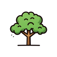 Tree Lineal Color Icon On Transparent Background png