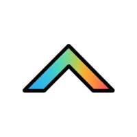 Upward Arrow Lineal Color Icon On Transparent Background png