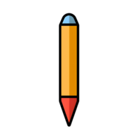 Pencil Lineal Color Icon On Transparent Background png