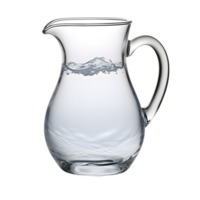 Glass Pitcher Photograph On Transparent Background png
