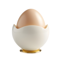 Boiled Egg In Shell Photograph On Transparent Background png