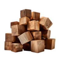 Stack Of Wooden Blocks Photograph On Transparent Background png