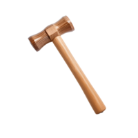 Wooden Carpenter Mallet Photograph On Transparent Background png
