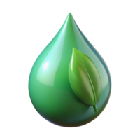 beautiful rustic A single raindrop on a green leaf, reflecting the surrounding environment, macro photography, realistic style professional png