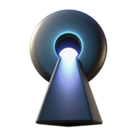 dramatic classic A close-up of a keyhole, light streaming through it, mysterious noir imagery high quality png