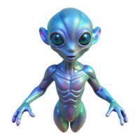 beautiful abstract An alien creature with shimmering, iridescent skin floats in a zero-gravity environment. Ethereal and otherworldly lighting. Detailed creature design high quality png