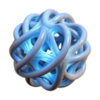 serene artistic Intertwined, bioluminescent tendrils of light forming an intricate, organic lattice structure, bathed in a cool, ambient light, with a smooth, minimalist style premium png