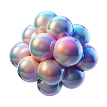 extraordinary rustic A cluster of translucent, iridescent bubbles, floating in zero gravity, illuminated by a soft, diffused light, with a delicate, minimalist style 4K png