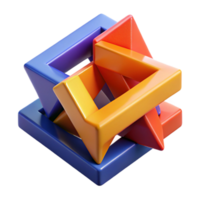 beautiful abstract A dynamic composition of intersecting, geometric planes, in bold, contrasting colors, illuminated by a dramatic, directional light, with a constructivist art style high quality png