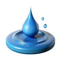 magnificent abstract A single drop of water splashing into a pool, high-speed photography, with dynamic water droplets original png