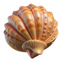 dramatic vintage A close-up of a seashell, with intricate patterns and textures, lit by soft, diffused light detailed png
